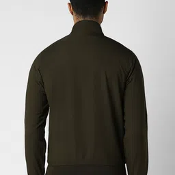 Van Heusen Sport Men Solid Pure Cotton Open Front Jacket image 4