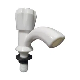 Fastgear Bathroom Faucet Set PVC Chrome Finish White, FG2250 ( Pack of 4) image 3