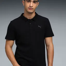 Puma Essentials Jacquard Collar Polo Cotton Tshirt-picture-22
