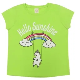 Clothe Funn Girls Printed Top with Shorts image 3