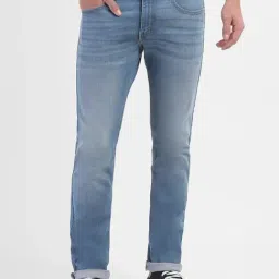 Levi's 6550 Blue Cotton Skinny Fit Jeans-picture-36
