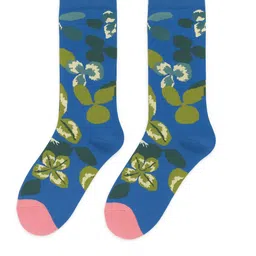 ZEVORA Women Patterned Calf Length Socks image 3