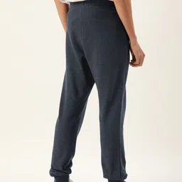 Kook N Keech Men Navy Blue Solid Joggers image 3