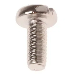 RS PRO Machine Screw M2.5x6 mm Brass Slot Pan Headed DIN 85, 4828464 (Bag Of 100 pcs)-picture-23