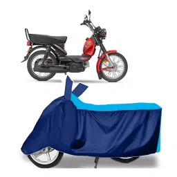 Auto Pearl Two Wheeler Cover for TVS XL 100 Comfort - Cyan, Blue-picture-17