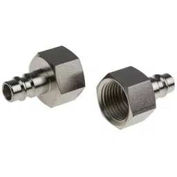 RS PRO Steel Male Pneumatic Quick Connect Coupling G 1/2 Female Threaded, 6671976-image-47