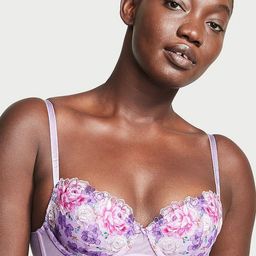 Victoria's Secret Floral Bra Half Coverage Underwired Lightly Padded-picture-33