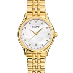 Balmain Lady M Women Embellished Dial & Stainless Steel Straps Analogue Watch B83503386-image-7