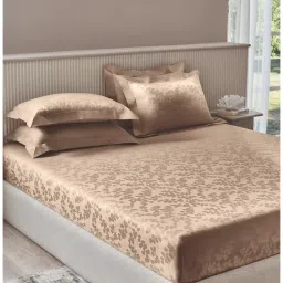 SANSAAR A D'DECOR BRAND LIVE CONSCIOUSLY Jqd075-Maybury-Safari King Bedsheet with 2 Pillow Covers-picture-37