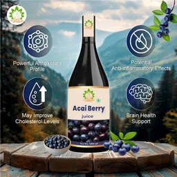 Yogban Ayurveda Acai Berry Juice 1L | from Pure ACAI Pulp for Antioxidant & Immunity Booster image 4
