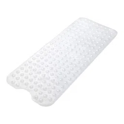 Lifekrafts Polyvinyl Chloride Anti-Slip Bathroom Shower Mat - Transparent-image-21