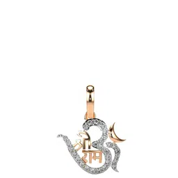 VALANOVA Women 18 Kt Rose Gold Lab Grown Diamond Pendant 0.81 gm-picture-35