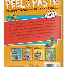 wonder house books Peel & Paste - Pictorial Sticker Book For School Projects - Book 2 image 2