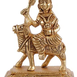 JY Yellow Religious Idol Showpiece image 3