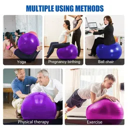 UDKI Gym Ball for Exercise Red 65 cm Diameter image 5