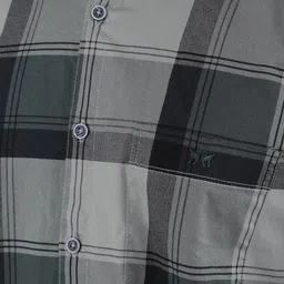 Crimsoune Club Men Classic Slim Fit Tartan Checks Opaque Checked Casual Shirt image 2