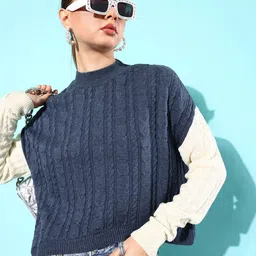 Mast & Harbour Cable Knit Pullover-picture-10