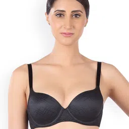 Triumph Black Invisible Wired Padded Body Make-up Series T-Shirt Bra 117 7613124626426-image-59