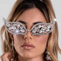 PURPLE WINGS Women Butterfly Sunglasses with UV Protected Lens image 3