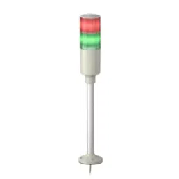 Schneider Electric 3 Stages Monolithic Tower Light with Aluminium Tube Mounting and Fixing Plate, XVGM3SH image 1