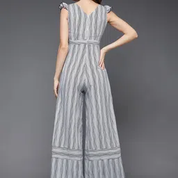 Miss Chase Striped Basic Jumpsuit image 5