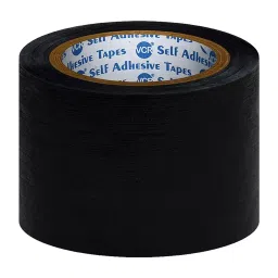 VCR 18 m x 72 mm Waterproof Textile Fibre Black Duct Tape, 12 Rolls Per Pack-picture-10