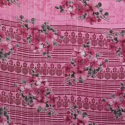 Moda Rapido Floral Printed Poly Georgette Saree image 4