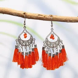 Creative Frogs Geometric Drop Earrings image 3