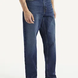 Levis Men Straight Fit High-Rise Low Distress Light Fade Jeans image 2