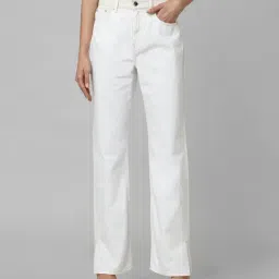 Only White Straight Fit High Rise Jeans-image-35