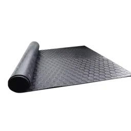 Bharat Electrosafe Insulating Mat Premium Rubber 1x2 m Size and 2.5 mm Thickness Class B Blue for Upto 11.0 kV, BES1002 image 1