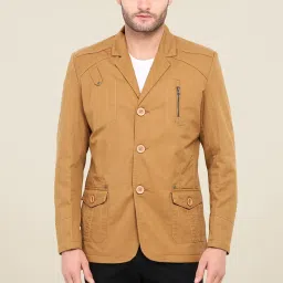 Duke Stardust Khaki Solid Jacket image 3