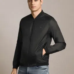 Louis Philippe Black Regular Fit Jacket image 3
