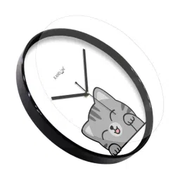 Random Multicolor Plastic Round Wall Clock image 5