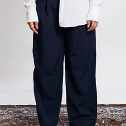 Pittra4ever Women Relaxed Mid-Rise Relaxed Fit Parallel Trousers-picture-30