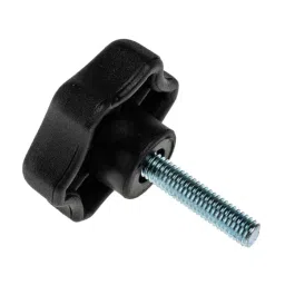 RS PRO Black Multiple Lobes Clamping Knob M6 Threaded Stud, 161155-picture-33
