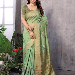 Moda Rapido Floral Embroidered Kanjeevaram Saree-picture-26