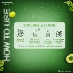 Baidyanath Amla Juice|Pitta-Balancing, Immune-Boosting Juice For Cough, Cold & Seasonal Illnesses|Antioxidant & Vitamin C Rich|Cold-Pressed|Supports Weight Management|1000 Ml image 5