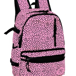 FunBlast Large Capacity Printed Backpack for School & College StudentsPink Height 17 Inch-image-13