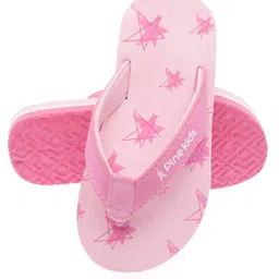 Pine Kids Slip On Flip Flops Star Print - Pink image 5