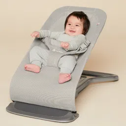 Ergobaby Evolve Mesh Bouncer - Light Grey (0-2 Years) image 5