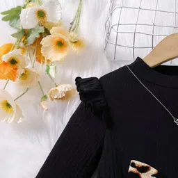 PURNKAMAAY TRENDZ Animal Print Fit & Flare Midi Dress image 4