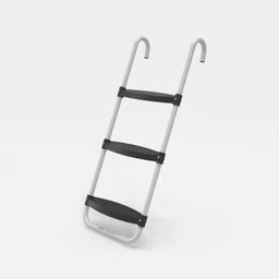 domyos 3-Step Ladder for 365/420/520 Trampolines - Black image 1