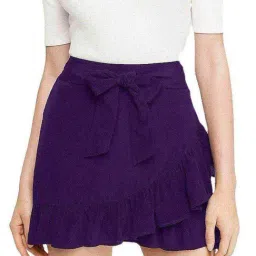 PATRORNA Purple Mini Skirt-image-28