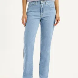 Levi's Light Blue Cotton Regular Fit Jeans-picture-24