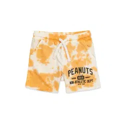 H by Hamleys Kids White & Orange Printed Shorts-picture-21