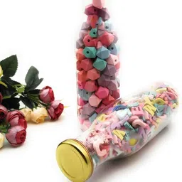 1ST TIME Set Of 2 Transparent Glass Freezer Safe Water Bottle image 5