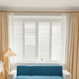 HOMETHREADS Blue Embroidered Sofa Cover-picture-11