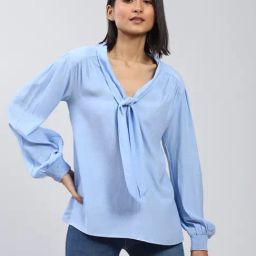 Label Ritu Kumar Sky Blue Top-picture-22