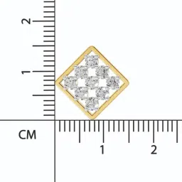 SPARQ Lab Grown Diamond 925 Sterling Silver Yellow Gold Earrings for Women image 4